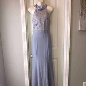 Light blue gown by Eliza J size 8